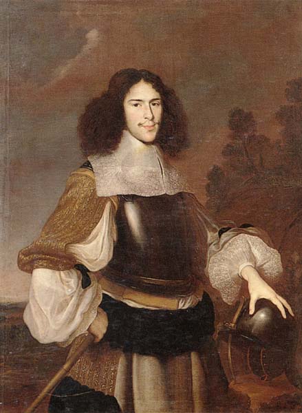 Portrait of gisberto pio di savoia,Three-quarter length standing
